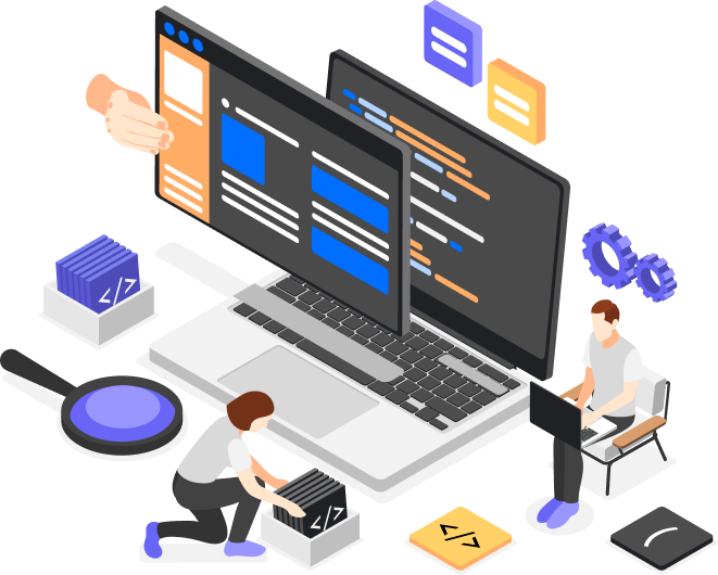 Web Development Illustration