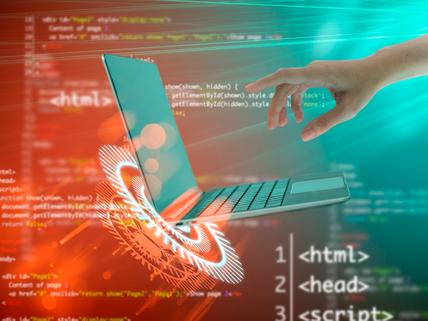Web Development Illustration